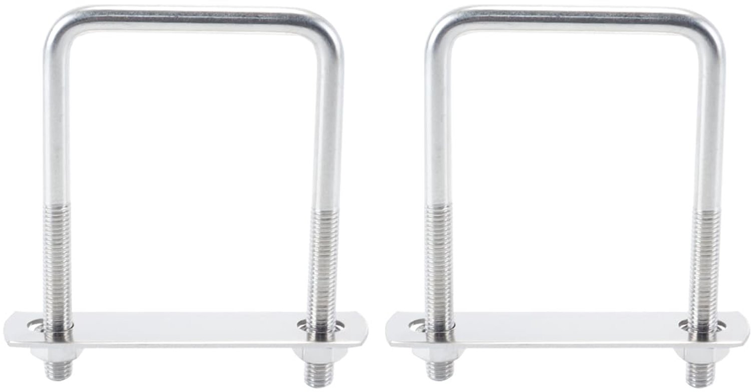 U-boutenset M8x60mm - roestvrij staal 304 - 2 stuks - voor buis- en auto bevestigingen - Vemera