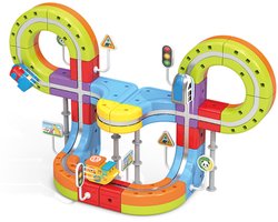 MAGL Magnetische Treinbaan 60-delig | Elektrische Trein | Bouwspeelgoed | Uitbreidbaar