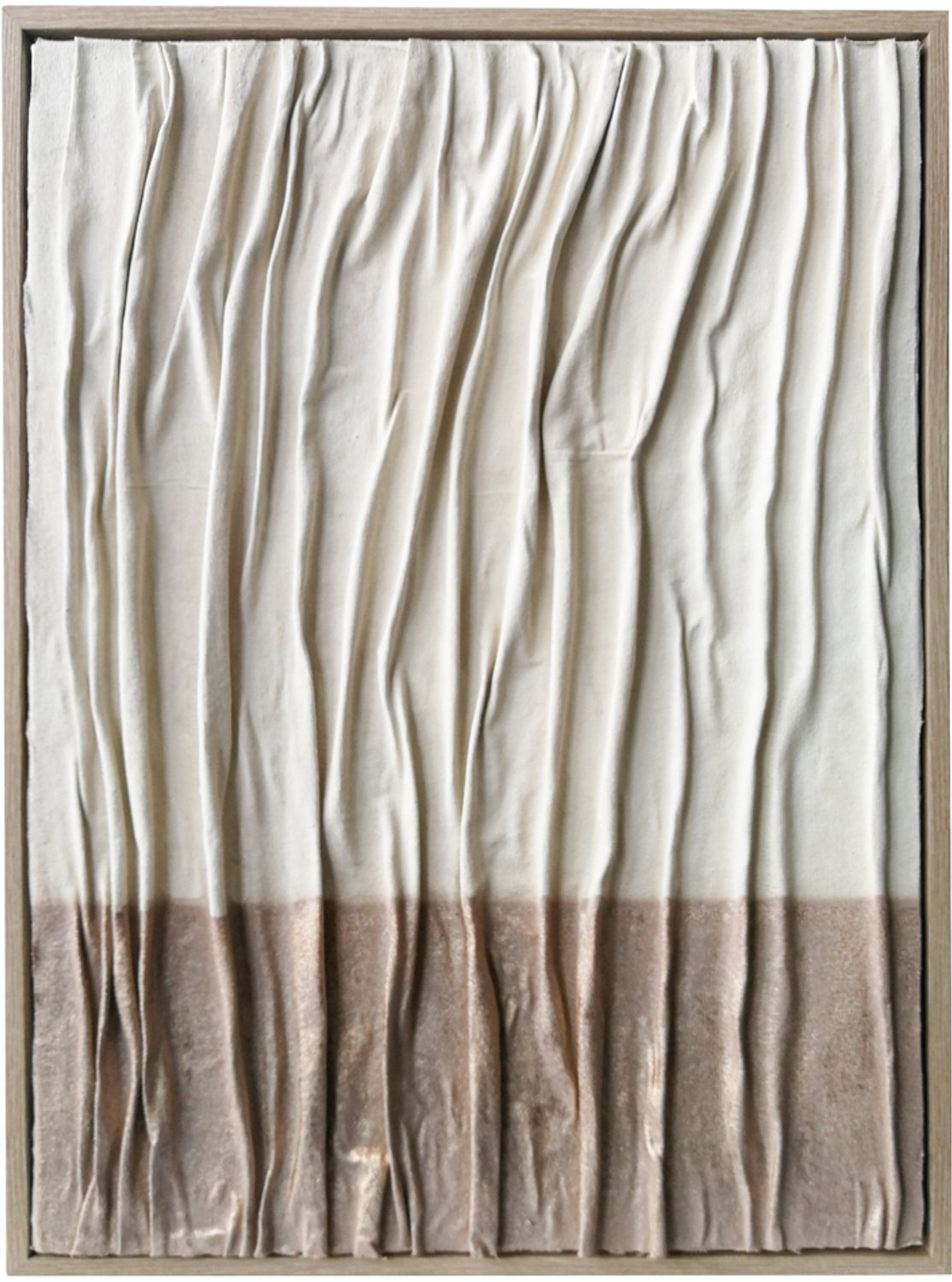 Schilderij abstract tweekleurig 50x70cm