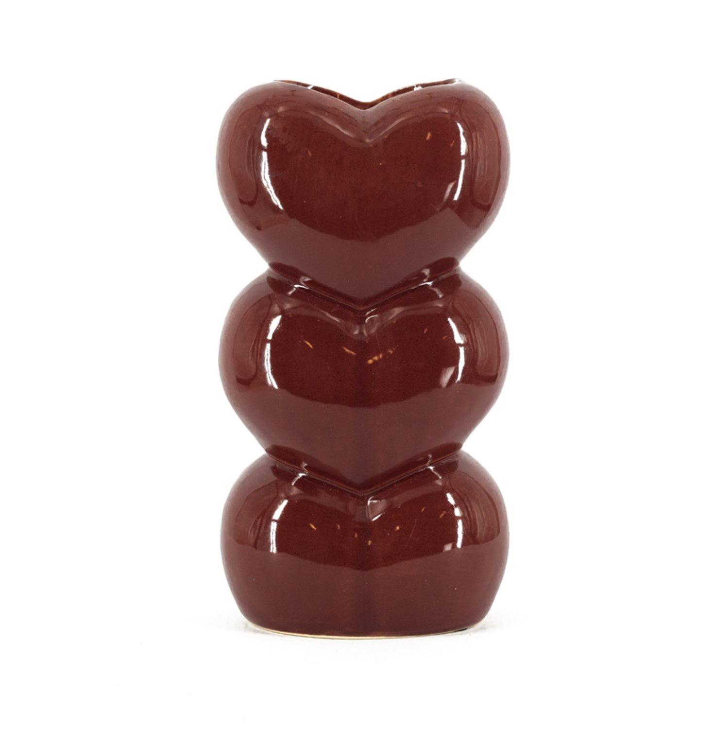 Aardewerk vaas Hearts S