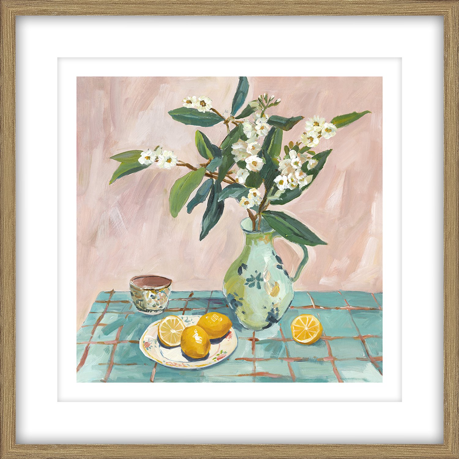 Schilderij met frame tafelsetting