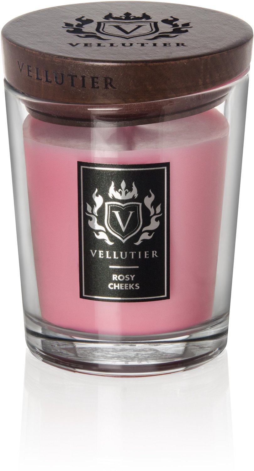 Vellutier Geurkaars Medium Rosy Cheeks - 12 cm / ø 9 cm Roze