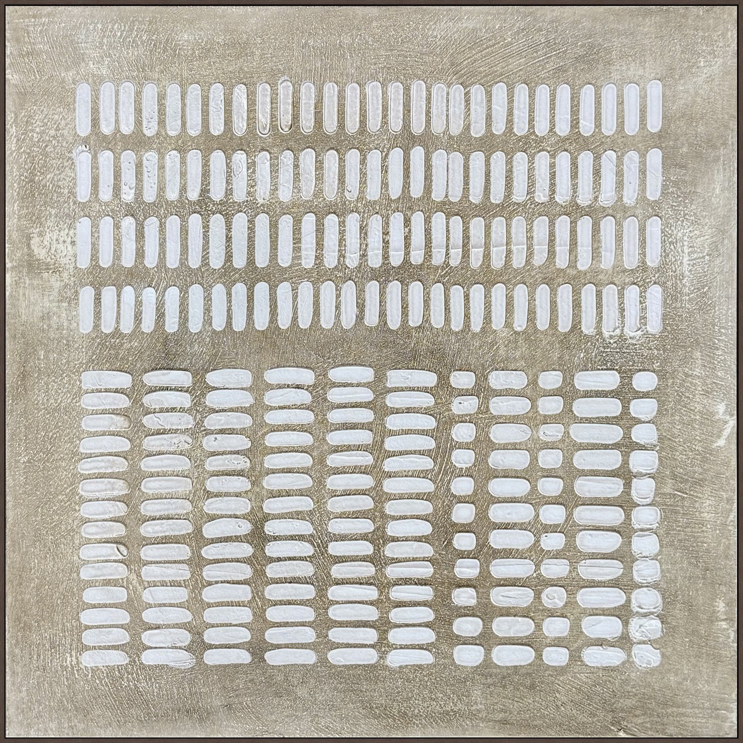 Schilderij Minimal Imprints 70x70cm