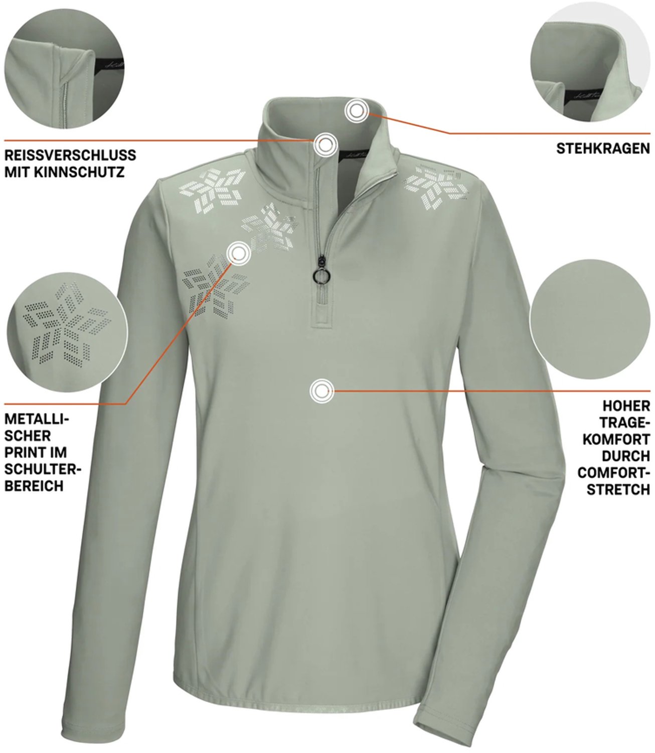 Killtec KSW 110 Skipully Dames Groen