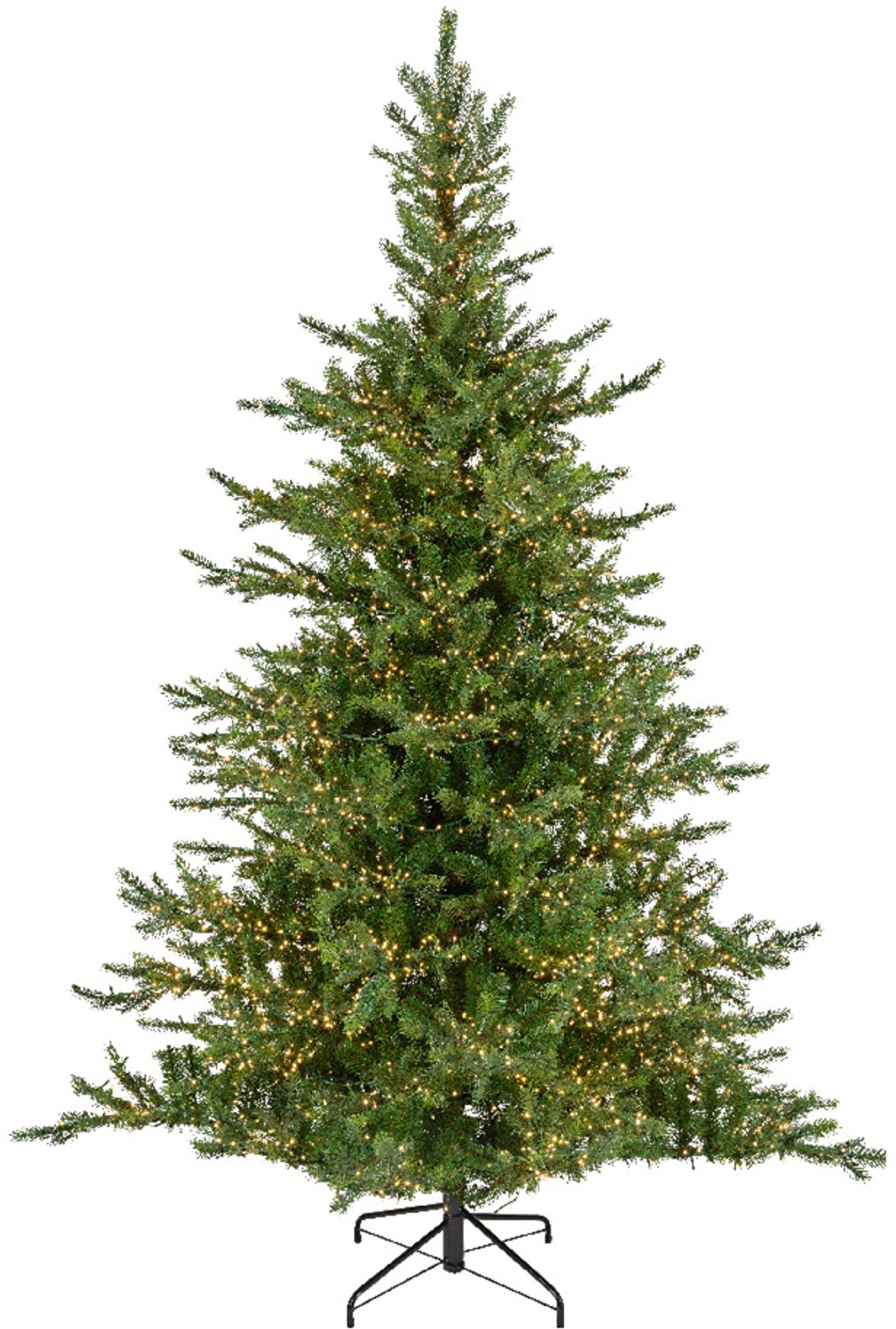 Everlands Grandis fir verlichte kunstkerstboom groen 180cm, 2500 lampjes