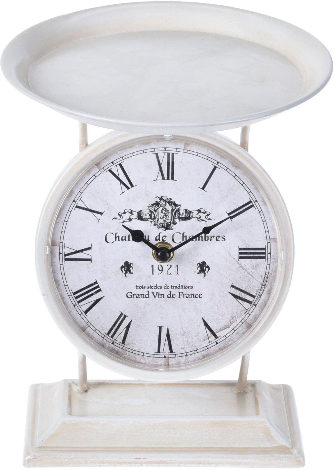 EH Excellent Houseware - Klok - Staande klok voor op het bureau, dressoir ANTIQUE
