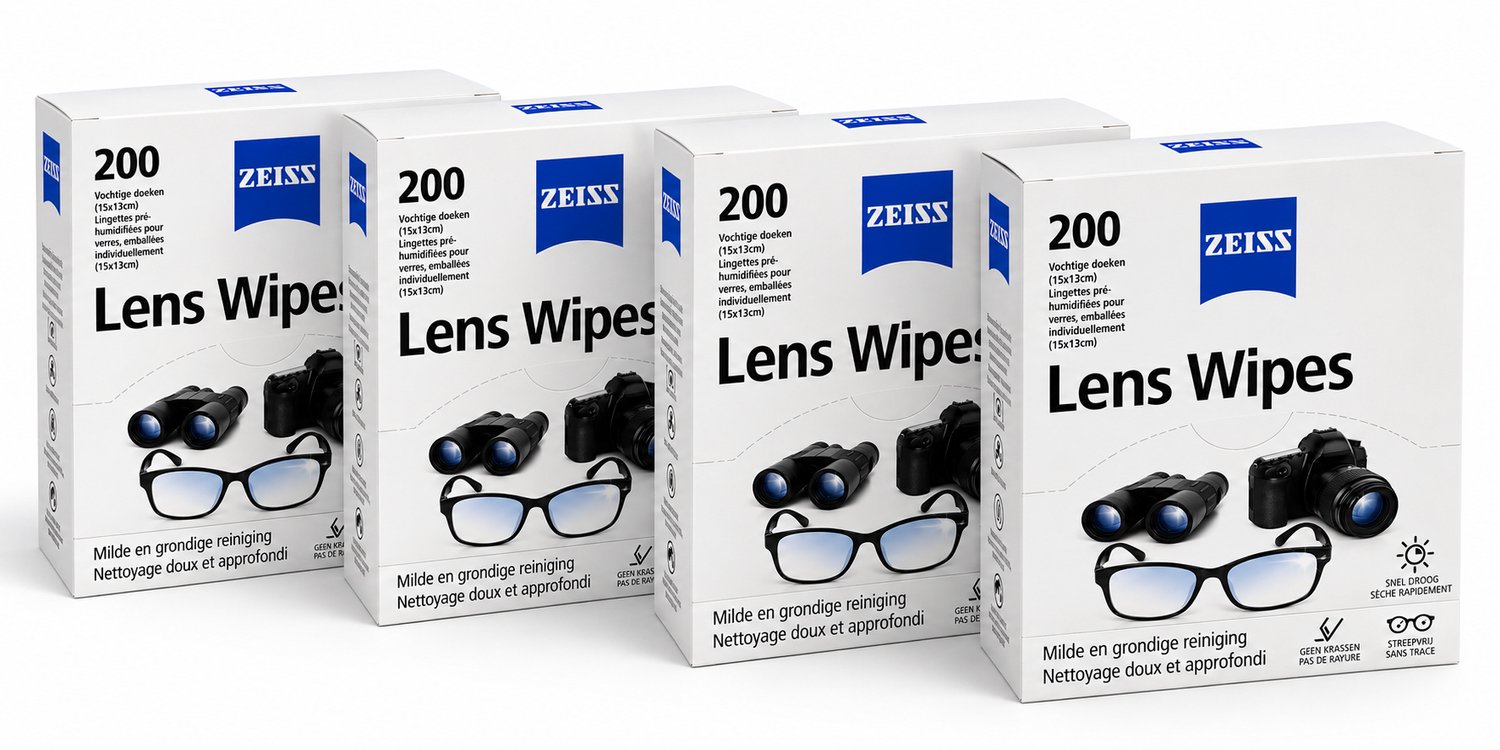 ZEISS - Lens Wipes - 800 Reinigingsdoekjes - Voordeelverpakking