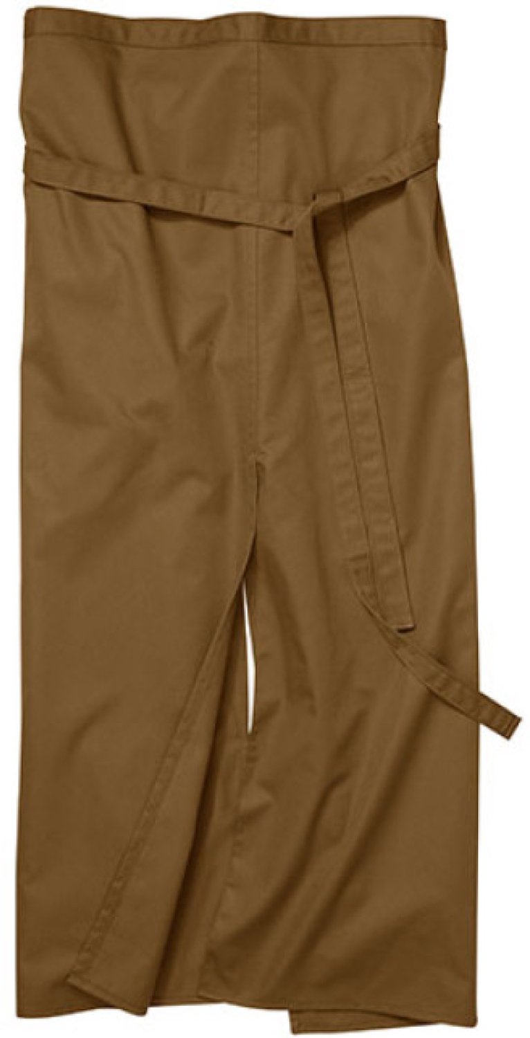 CG Workwear Slit Apron Milano 100 x 100 cm CGW110 - Caramel - 100 x 100 cm