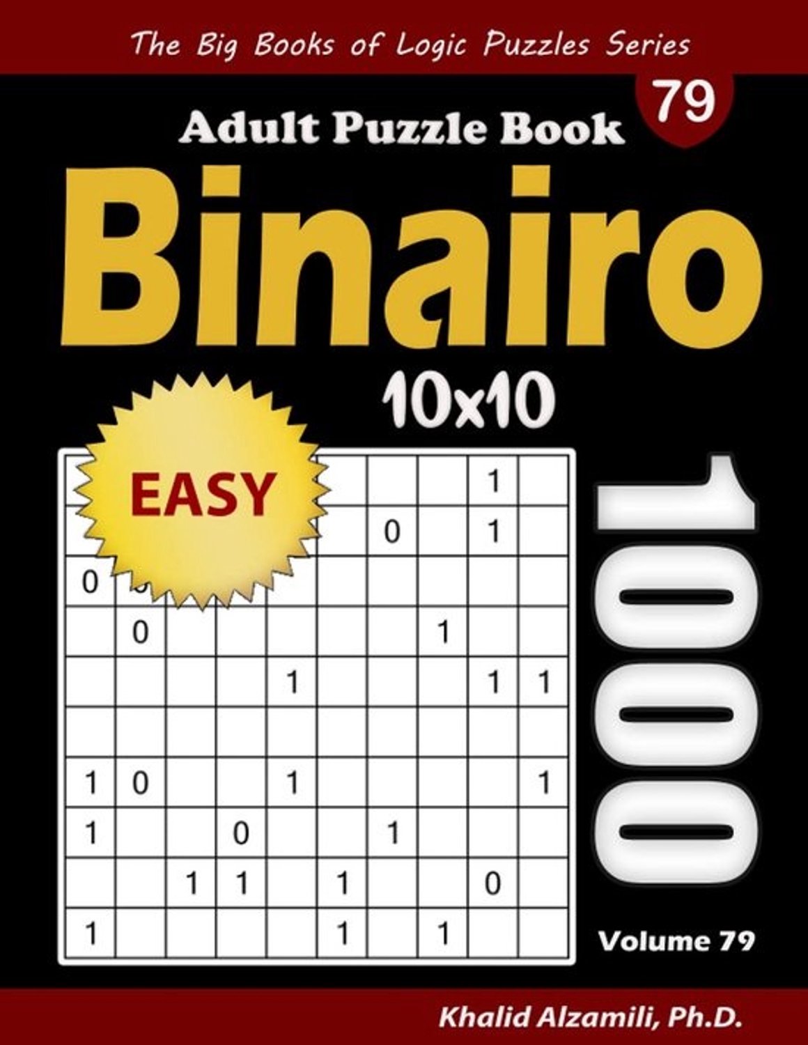 1000 eenvoudige Binairo-puzzels voor volwassenen