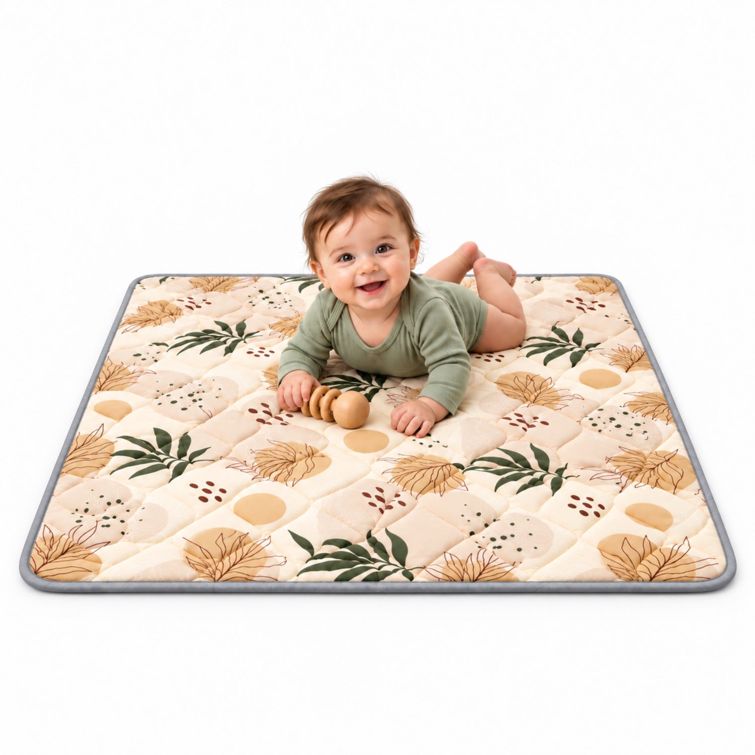 Nexar Speelmat Baby - 127×127 cm - Extra Dikke Foam Speelmat & Speelkleed - Antislip, Waterdicht & Wasbaar - Baby Speelkleed voor Peuters