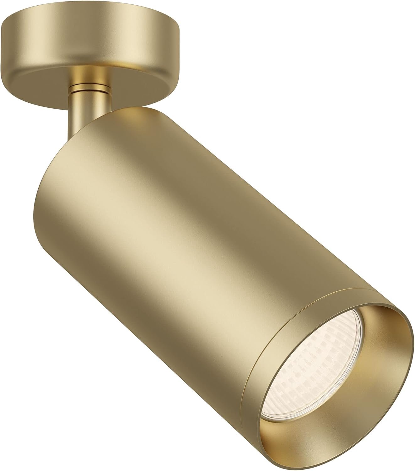 Maytoni plafondspot Focus mat goud – GU10 opbouwspot