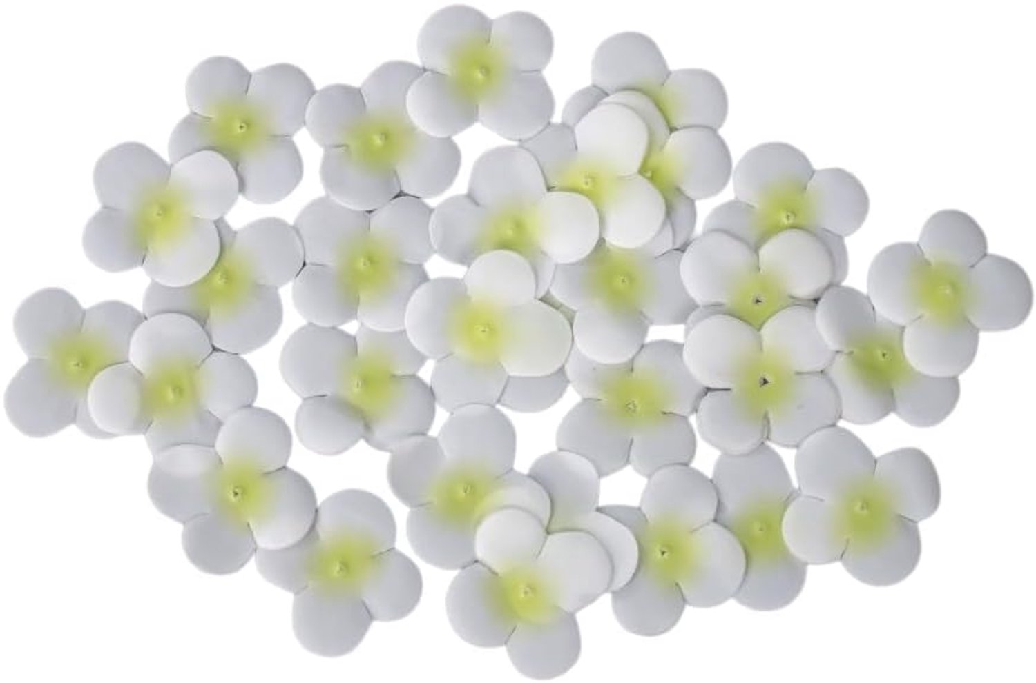 Hortensia bloemblaadjes L 4 cm - Kunststof - 210 stuks - Perfect voor haaraccessoires - Vemera