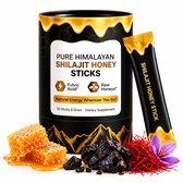 Shilajit-Himalayan Shilajit met Honing & Saffraan – 30 Sticks