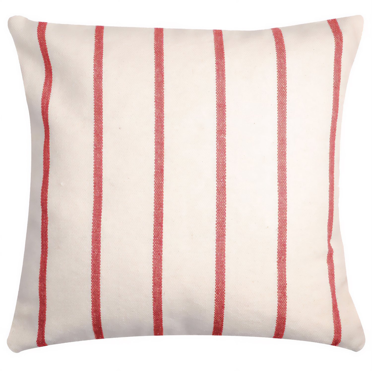 STOF - Decoratieve kussen in strepen TROPE, katoen, 50 x 50 cm - oranje