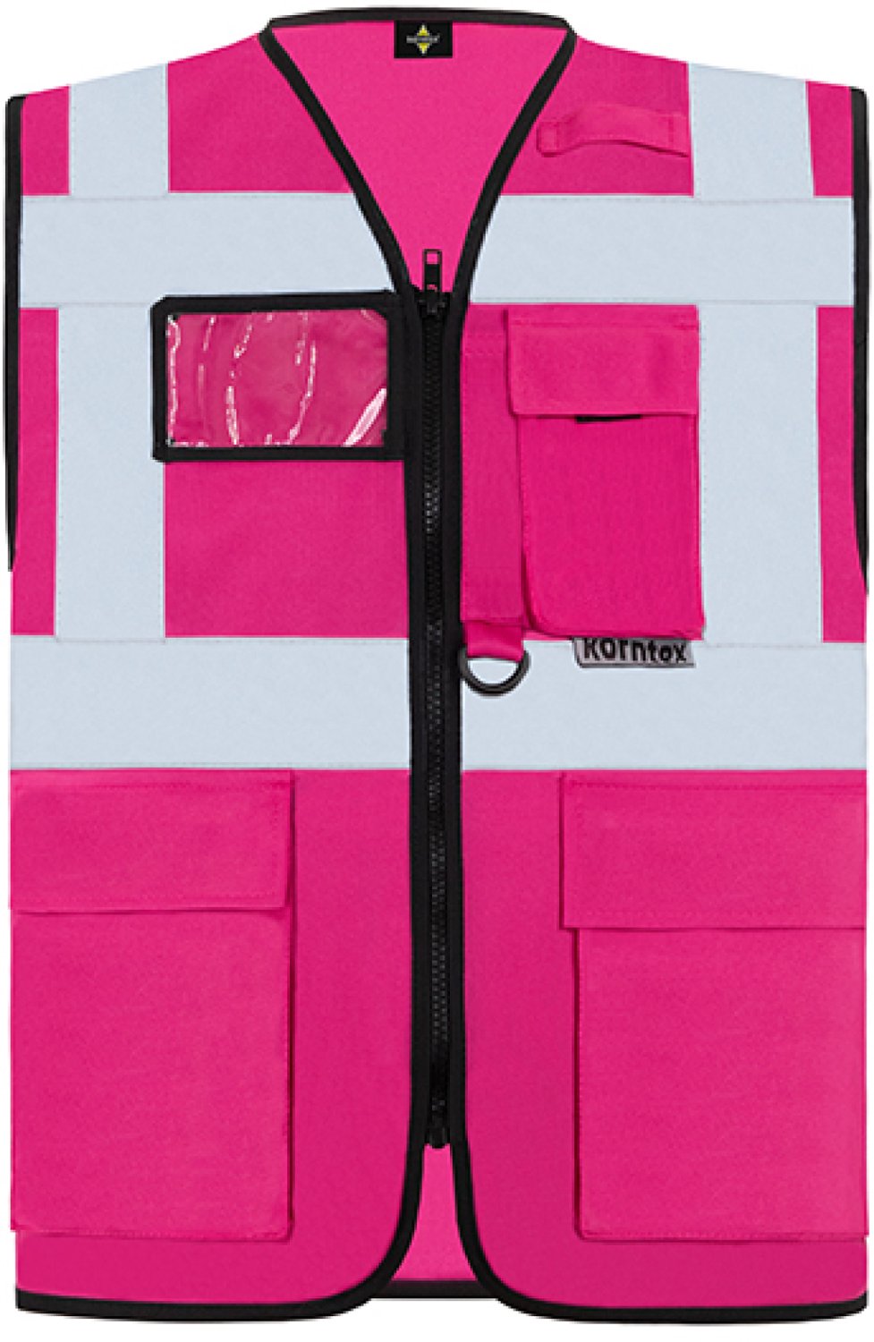 Korntex Executive Multifunctional Safety Vest Berlin KX802 - Magenta - S