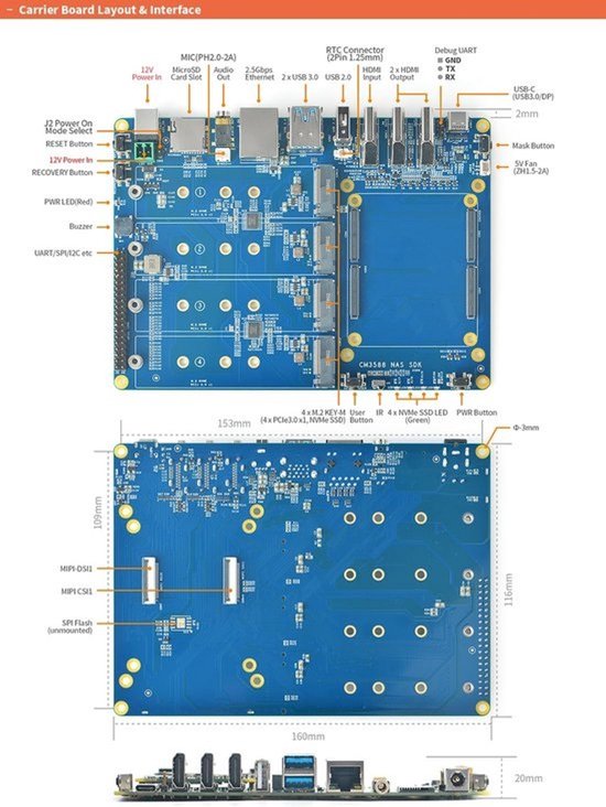 Mini NAS-platform - Voor thuisserver en lokale cloudopslag - 8K-video en OpenMediaVault, tot 16 GB RAM — afbeelding 3