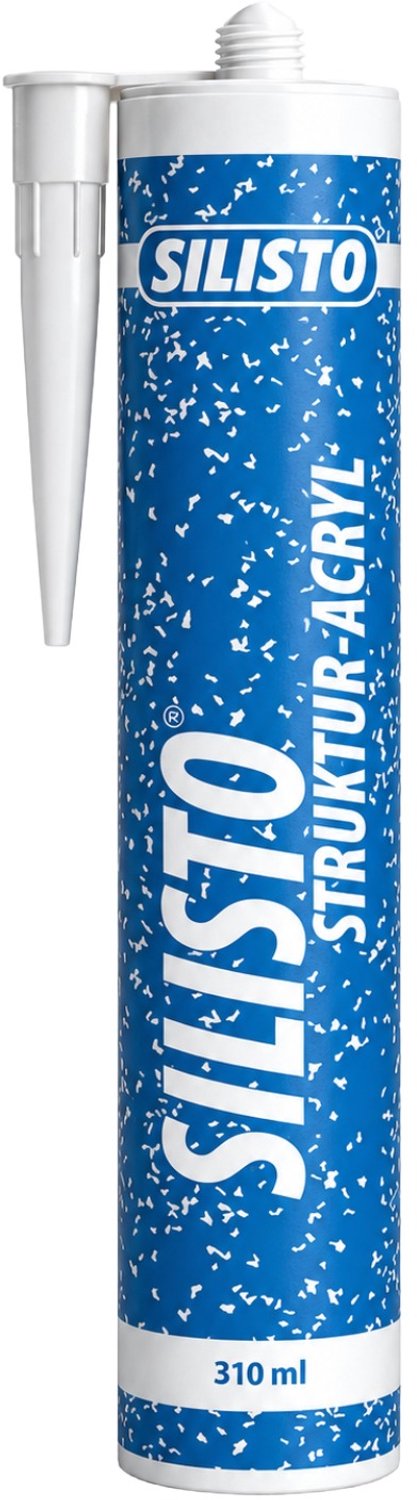 SILISTO Structuurkit Wit 310 ml – Overschilderbare Schilderskit voor Stucwerk, Pleisterwerk & Scheuren
