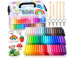 Twenty4seven® Polymeer Klei Set - 70 Kleuren - Boetseerklei om Sieraden te Maken - Knutselpakket voor Kinderen en Volwassenen - Cadeau voor Meisjes en Jongens vanaf 5 Jaar