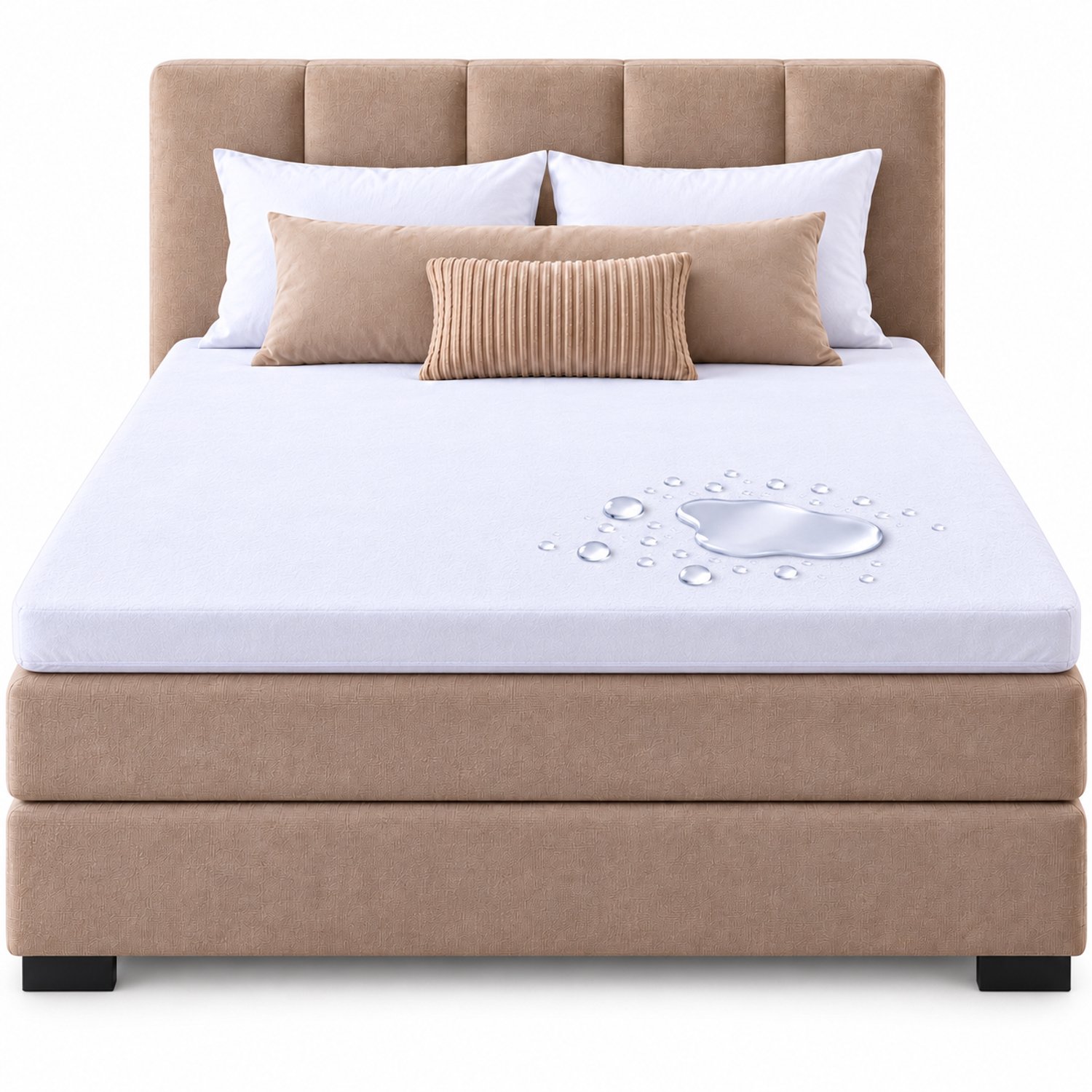 Bed Care - Badstof - Waterdicht - Topper - Hoeslaken - 160x200 cm