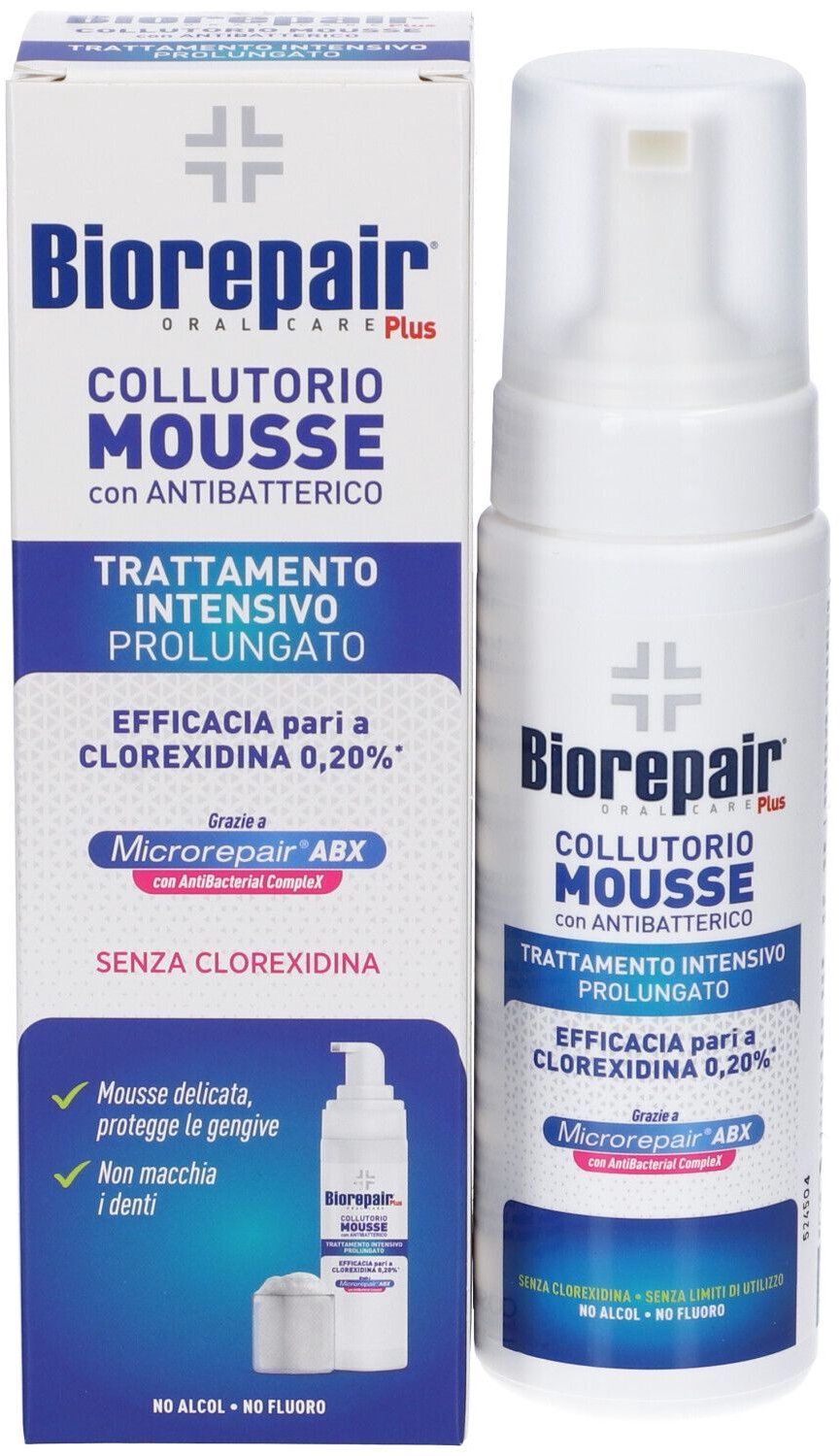 Biorepair Plus Antibacteriële Mousse Mondspoeling - 200 ml