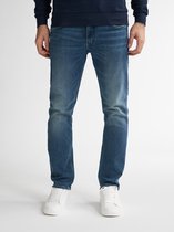 Petrol Industries - Heren Straight Fit Jeans Starling Kalispell - 50% organic cotton - Vintage wash - Blauw - Maat W32L32