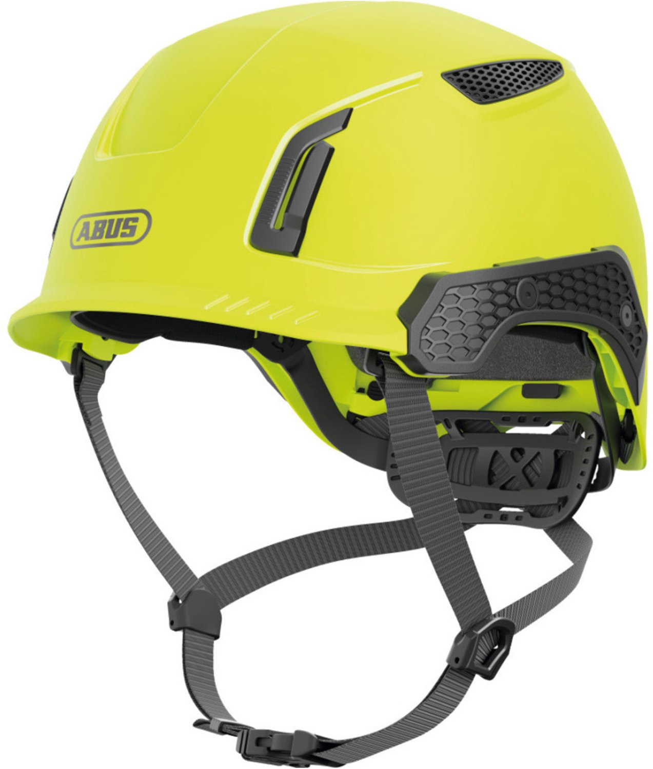 ABUS spector industrieklimhelm - maat 53-63 cm geel afbeelding