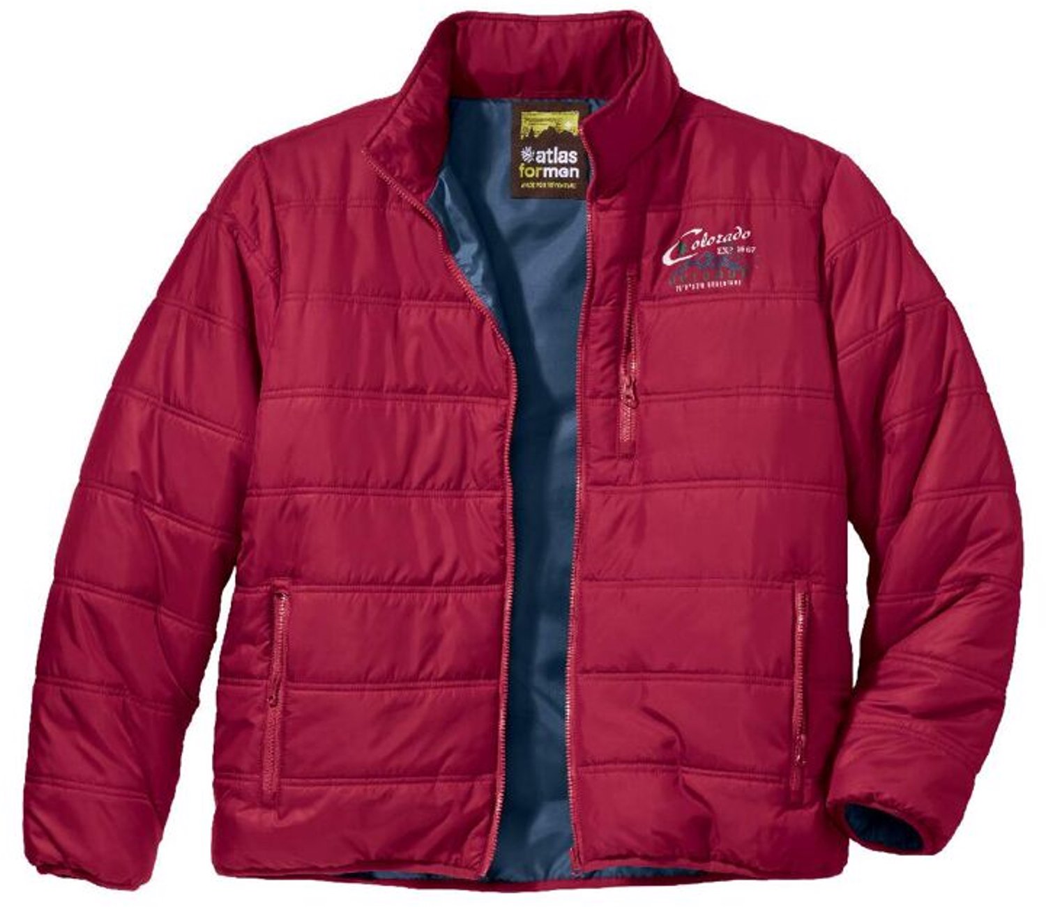 ATLAS FOR MEN - Outdoor donsjas met meerdere zakken - Heren - Verkrijgbaar in grote maten - XL