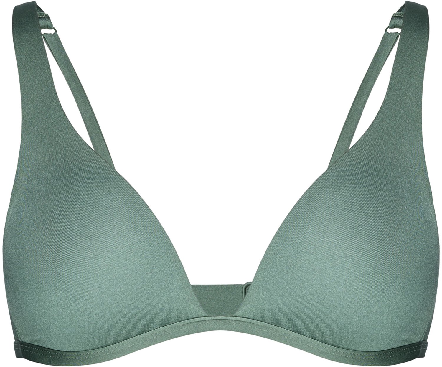 ESOTIQ Raphael - Bikinitop - Triangelmodel - Voorgevormde cups - Zonder beugel Lichtgroen