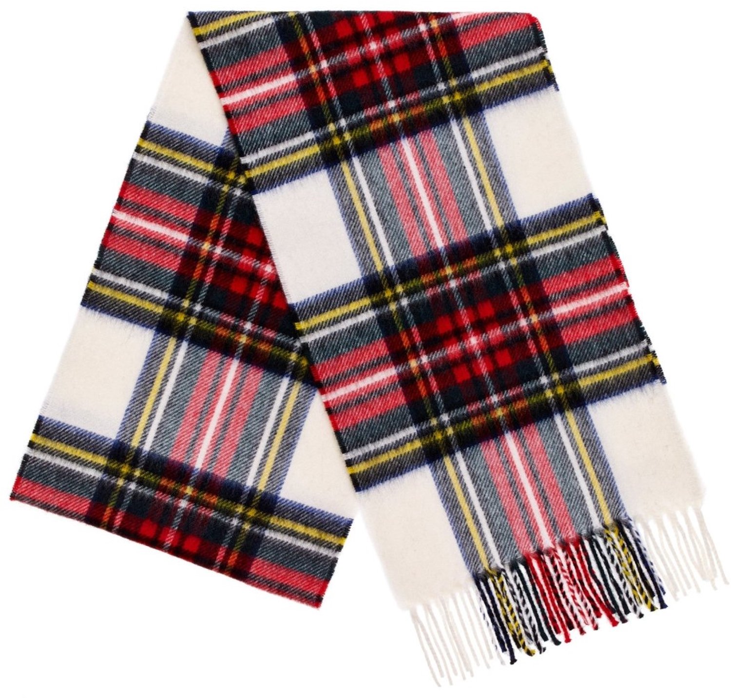 Sjaal Tartan Dress Stewart - Merino Lamswol - 25 x 190 - Bronte by Moon