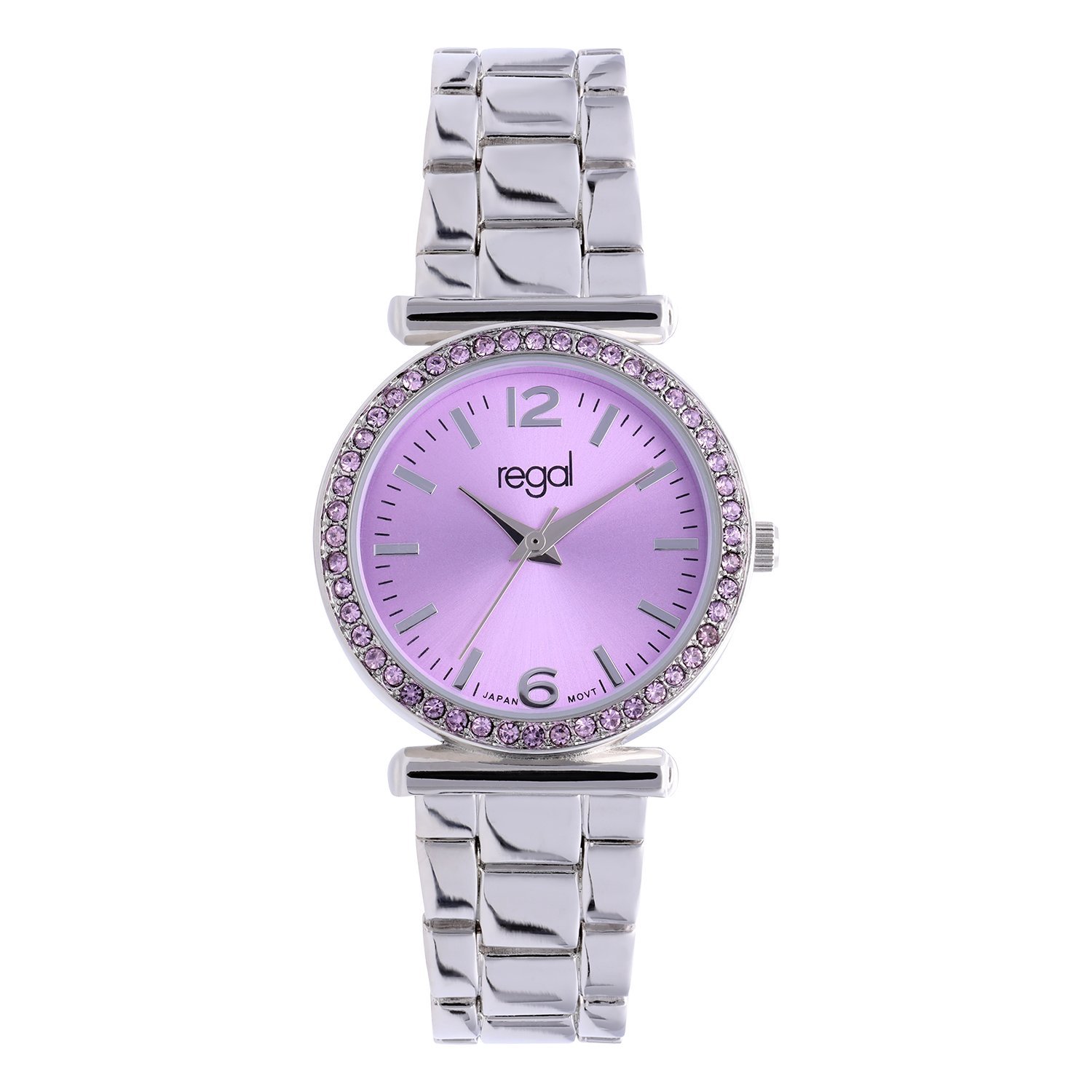 Lucardi Kinder Regal kinderhorloge met zilverkleurige stalen band - Horloge - Staal - Zilverkleurig - 30 mm