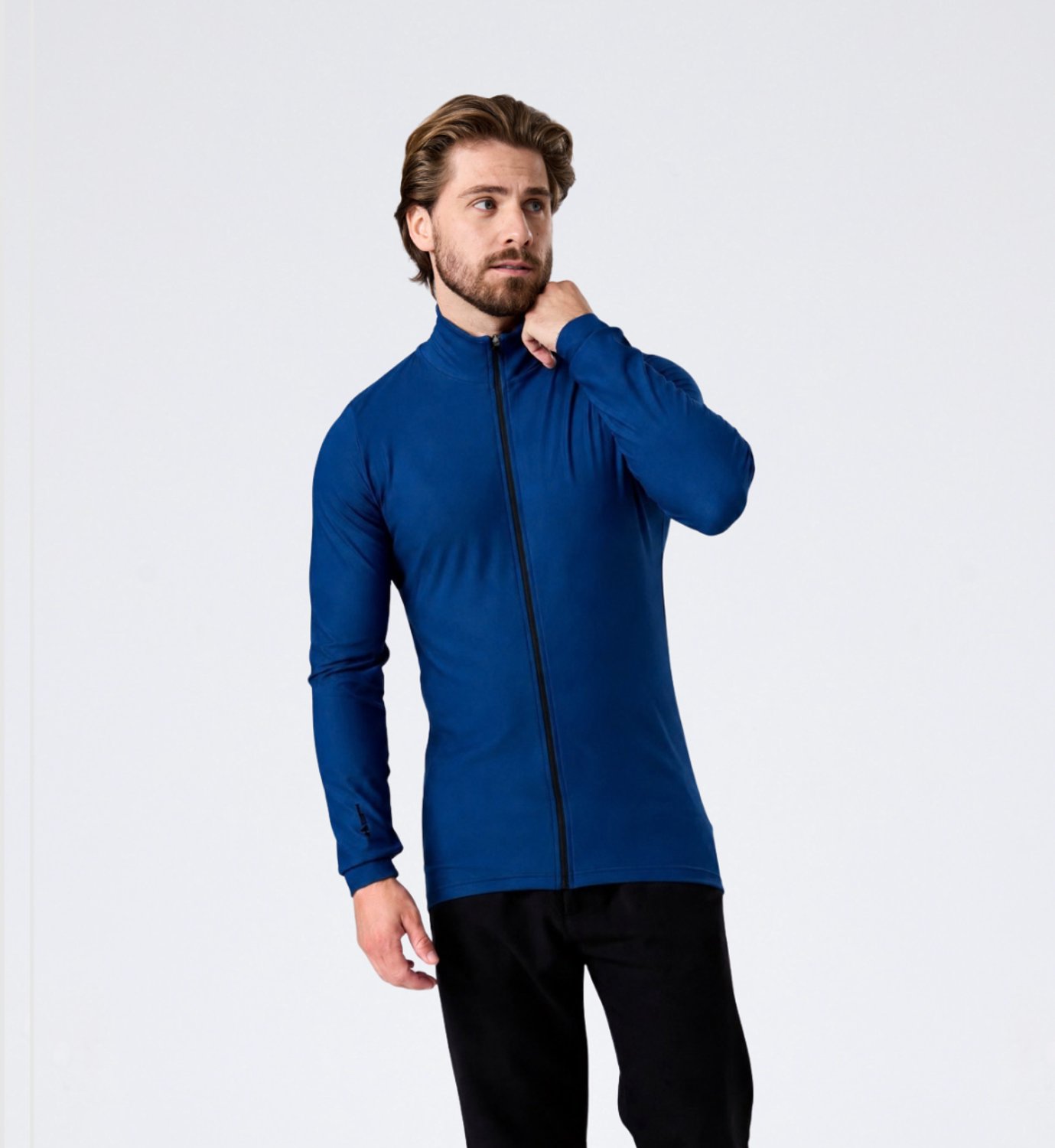 Mountain Hero Rugbeschermer Wintersport Heren - Uitwisselbare Beschermingspad - Northern Navy - Maat M