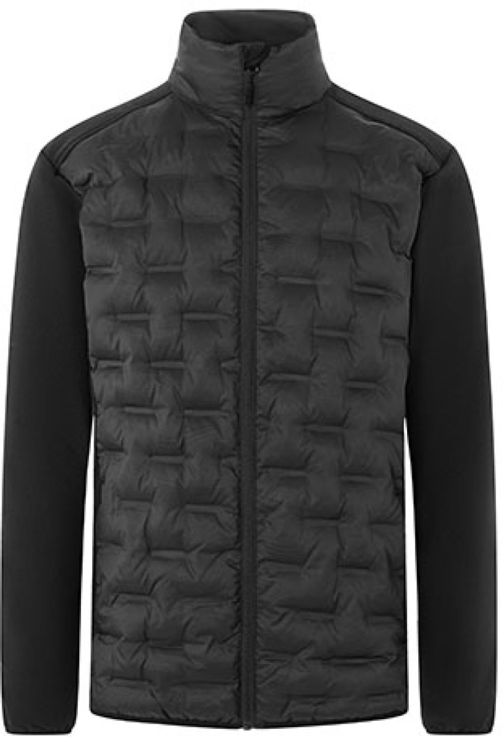 Karlowsky Men´s Fleece Hybrid Jacket KY154 Zwart