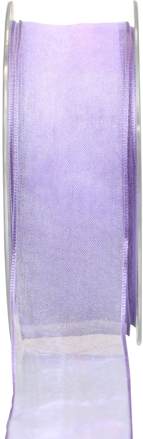 Chiffonlint organzalint sierlint organza paars 40mm 20m