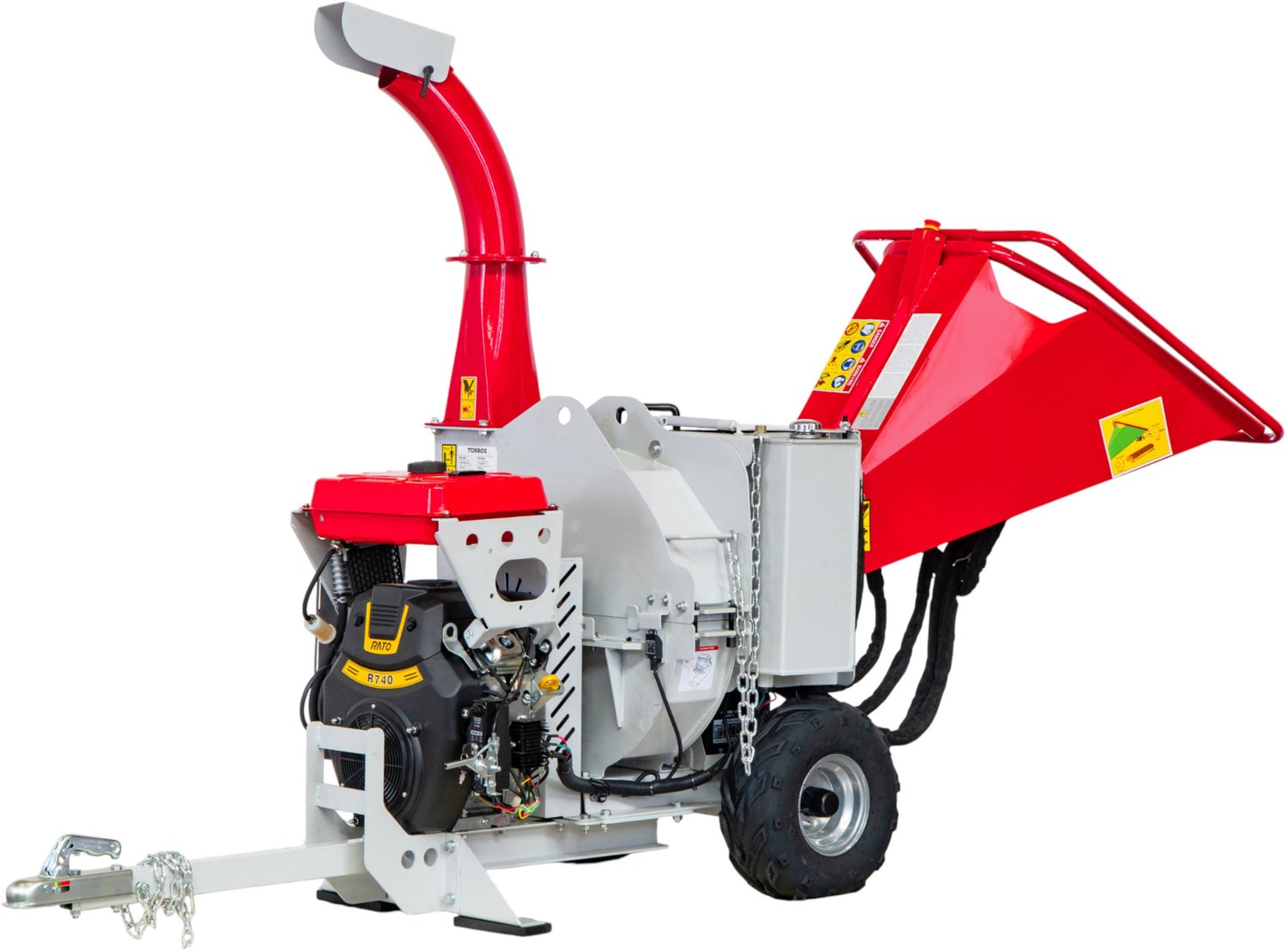 Hakselaar hydraulische wals 27 pk 740 cc met snelle feed en capaciteit 150 mm elektrische start Stattos HDK130H