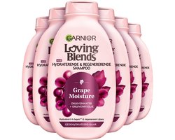 Garnier Loving Blends Grape Moisture Shampoo 300ml - 6 - 6 stuks