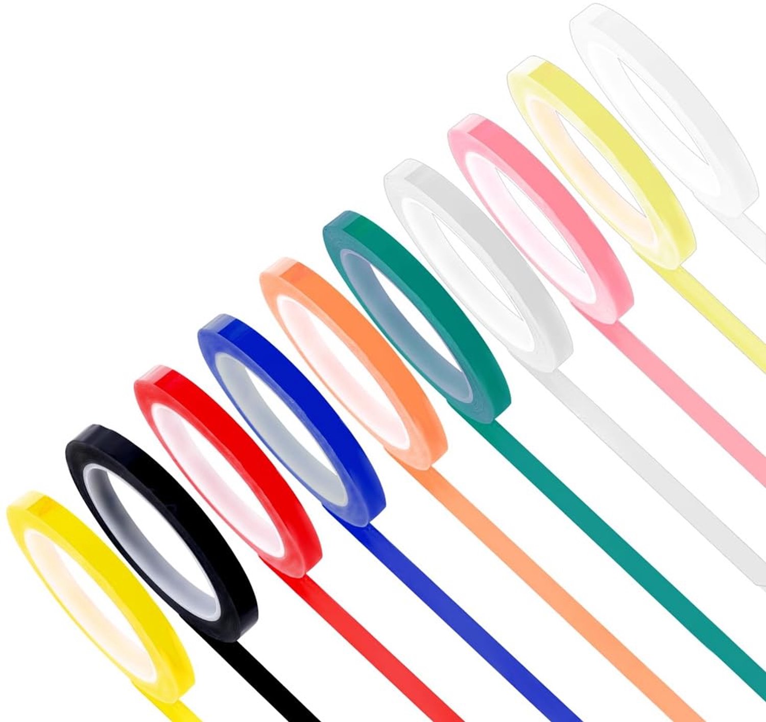 Autoclave tape 0,24 cm - 66 m - 10 kleuren - instrument identificatie - Homevero