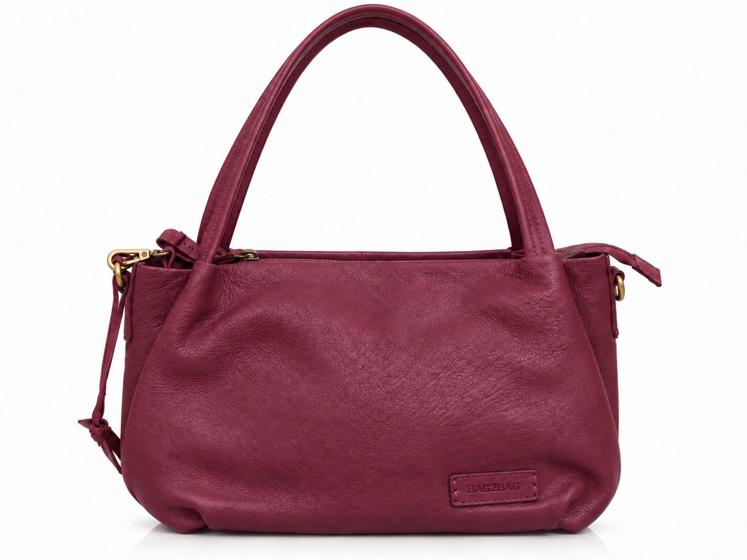 Bag2Bag Clyde Handtas - Burgundy