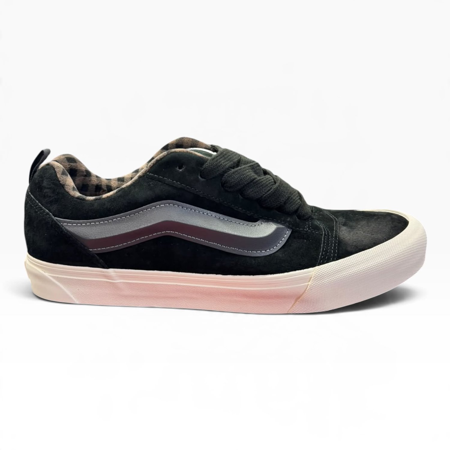 Vans Knu Skool Suede Plaid Zwart