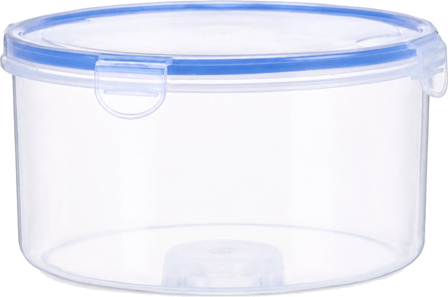 Ronde broodtrommel met deksel, 165 ml, transparant PP-bewaarbakje