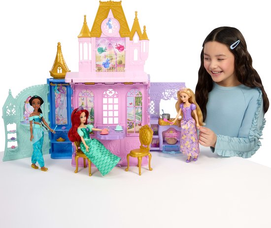 Disney Prinses Close %26 Carry Kasteel Rapunzel Modepop - met 5 speelgebieden — cadeau in Spellen & Speelgoed - foto 5