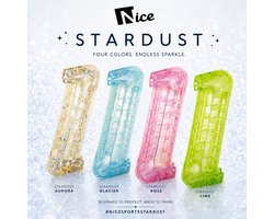 Nice Schaatsbeschermer Stardust (Diverse Kleuren) (Kleur - Stardust Lime)
