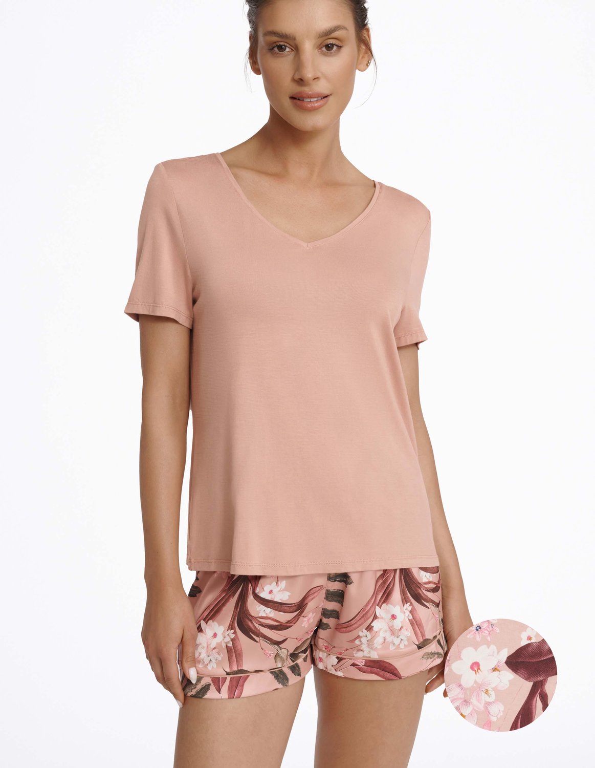 ESOTIQ Midnight - Damespyjamaset Roze