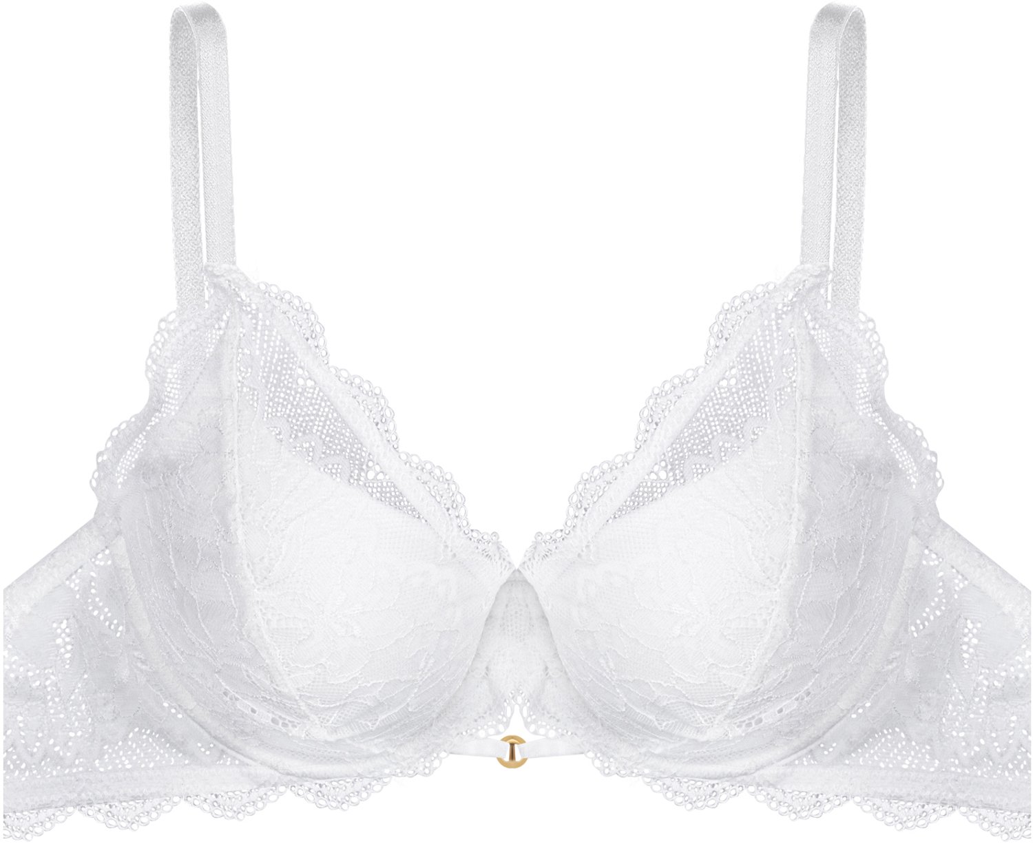 ESOTIQ Iskra - Beha - 65G - Voorgevormde cups - Kant Wit