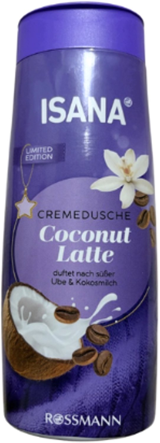 Winter Douchegel Coconut Latte ISANA - 300 ml | Kokosnoot & Romige Latte - Verzorgende Douchegel