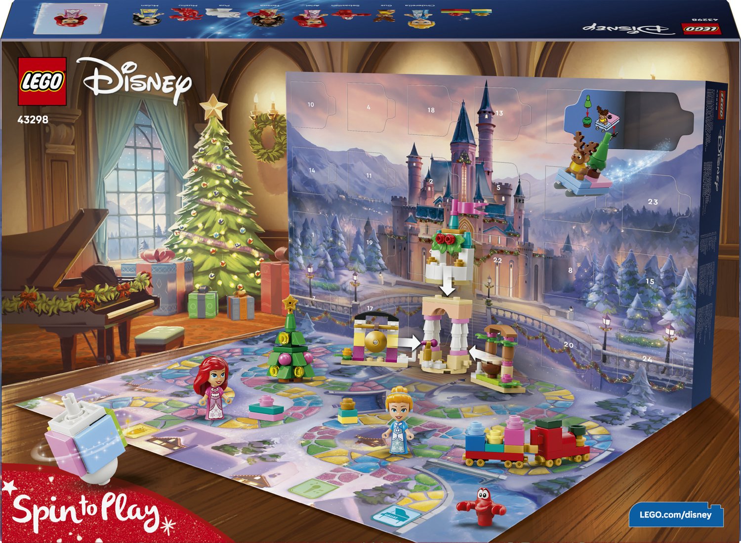 LEGO | Disney Princess Adventskalender 2026 Speelgoed voor Kinderen met Poppetjes 2026 43298 – foto 3
