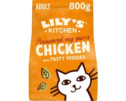 Lily's Kitchen - Kattenvoer - Droogvoer - Kip met Groenten - 4 x 800g
