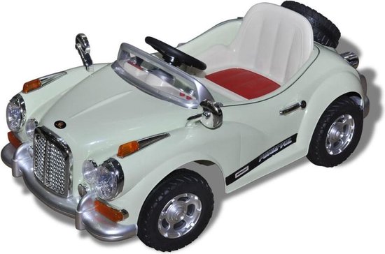 Elektrische speelgoed auto Retro 6V - Elektrische auto voor kinderen accu  -... | bol.com