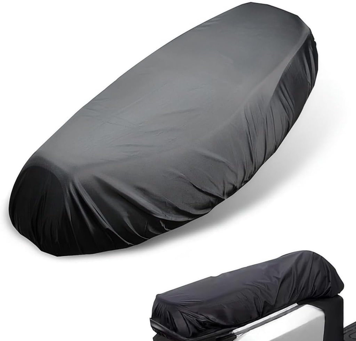 KZQ Zadelhoes voor motorfiets – Zadelhoes voor elektrische motorfiets – Regenbestendige zadelhoes – Waterdicht, stofdicht, zonbestendig – 90 x 60 cm – Zwart