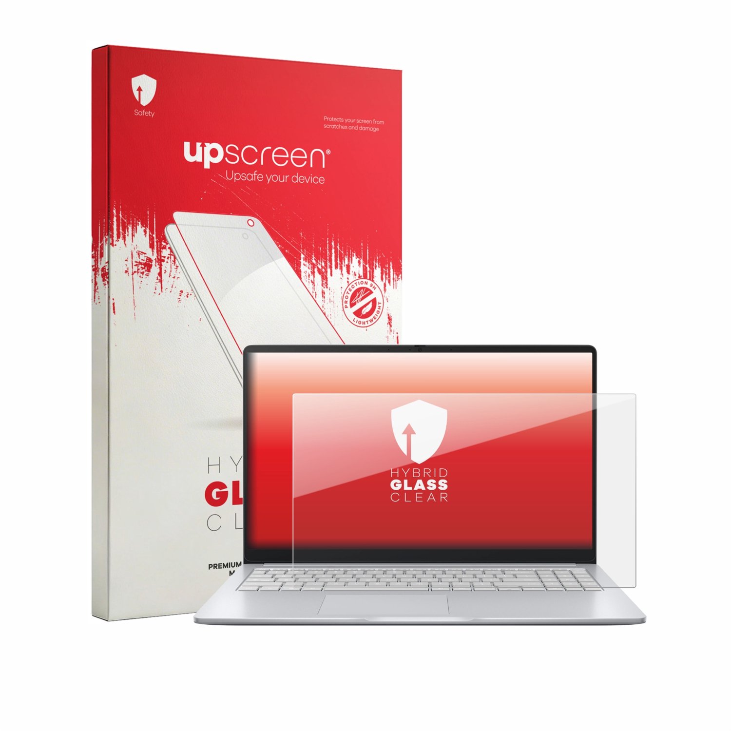 upscreen - Screenprotector voor ASUS Chromebook CM14 CM1405 - Folie Beschermfolie Beschermglas transparant