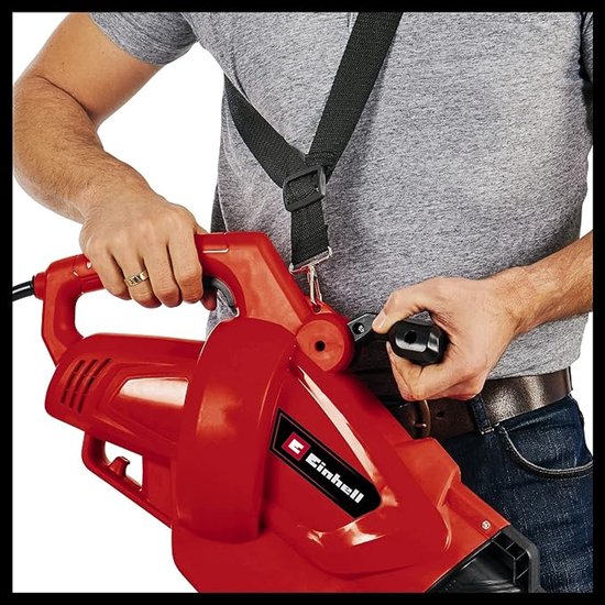 Elektrische Bladzuiger - Bladblazer - Zuig- en Blaasfunctie - 650 m³/h - Ø 75 mm Zuigbuis - Versnipperfunctie 10:1 - 40 Liter Opvangzak — afbeelding 5